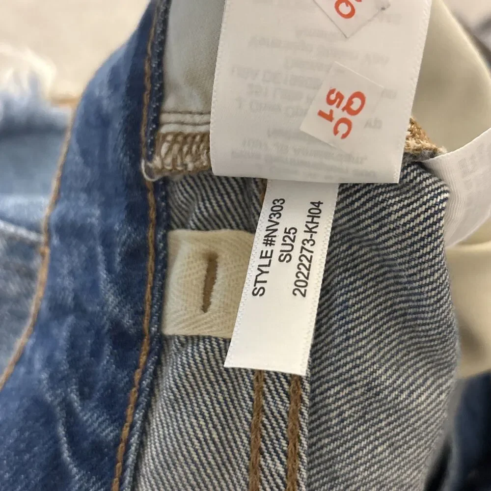 MADEWELL Women’s The Brynn Short Burleson Wash Blue Jean Denim Sz 28 BNWT - Picture 12 of 16